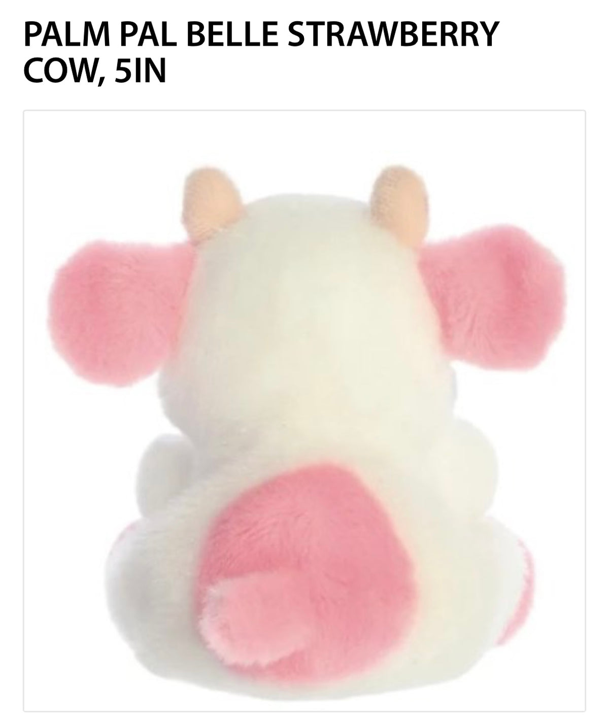 Belle Strawberry Cow Palm Pals