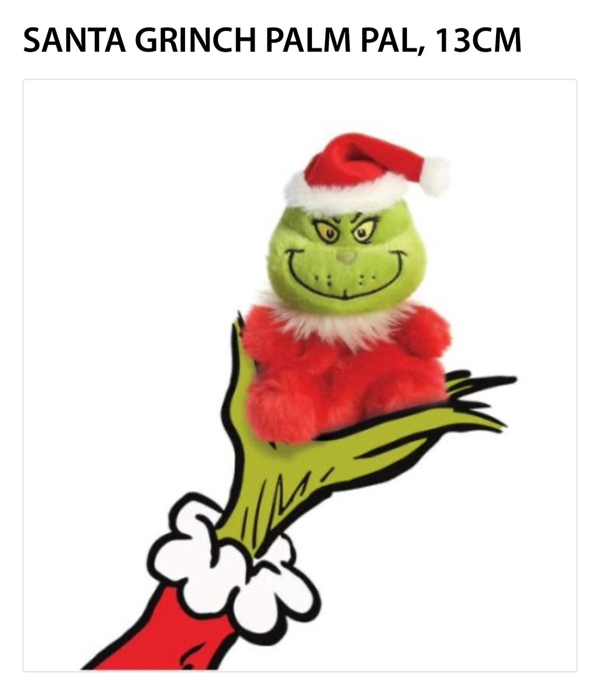 Santa Grinch Palm Pals