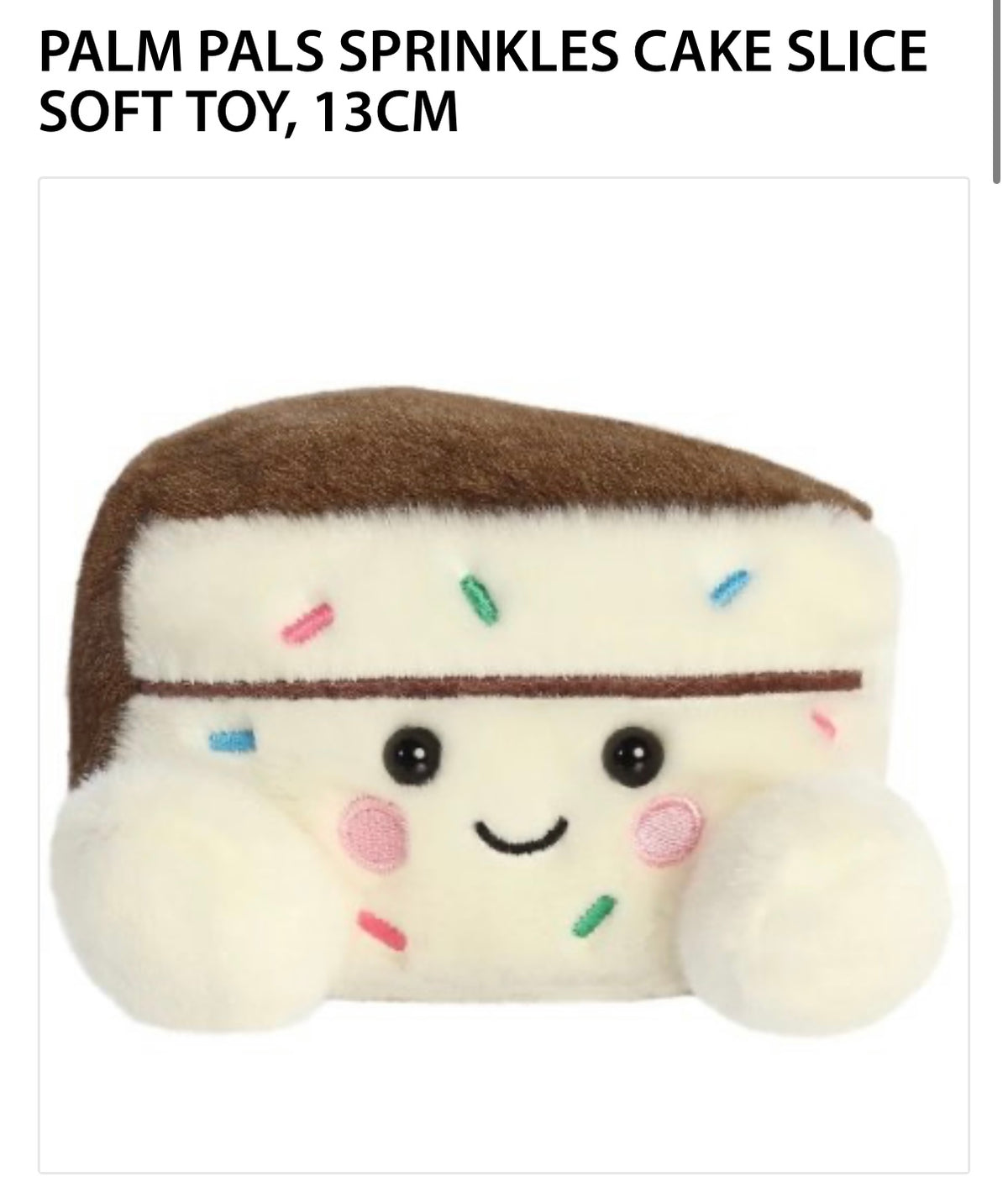 Sprinkles Cake Slice Palm Pals